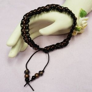 Woven Leather Beautiful Bracelet